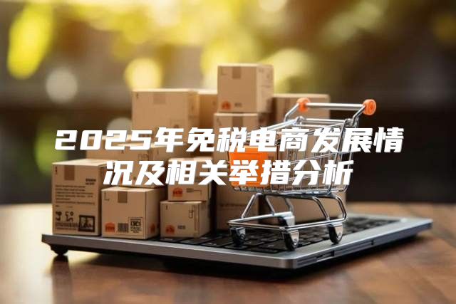 2025年免税电商发展情况及相关举措分析