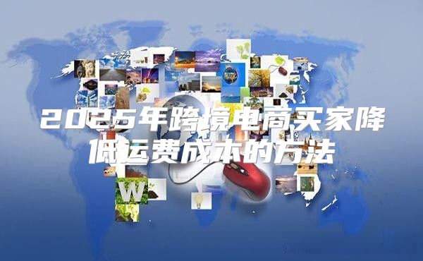 2025年跨境电商买家降低运费成本的方法