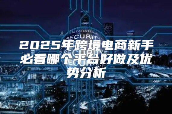 2025年跨境电商新手必看哪个平台好做及优势分析