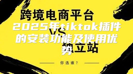 2025年tiktok插件的安装功能及使用优势