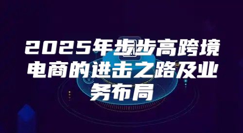 2025年步步高跨境电商的进击之路及业务布局