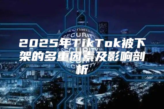 2025年TikTok被下架的多重因素及影响剖析