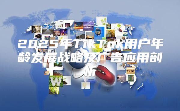 2025年TikTok用户年龄发展战略及广告应用剖析