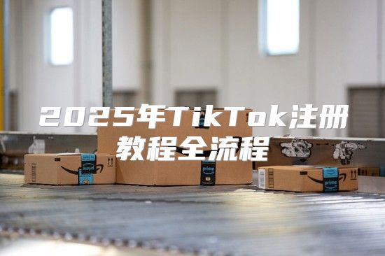 2025年TikTok注册教程全流程