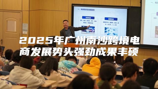 2025年广州南沙跨境电商发展势头强劲成果丰硕
