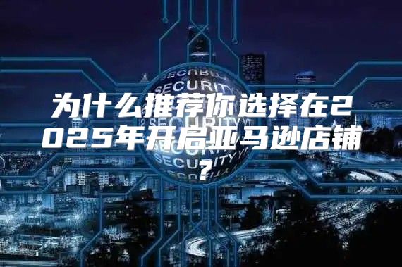 为什么推荐你选择在2025年开启亚马逊店铺？