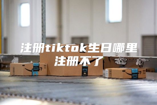 注册tiktok生日哪里注册不了
