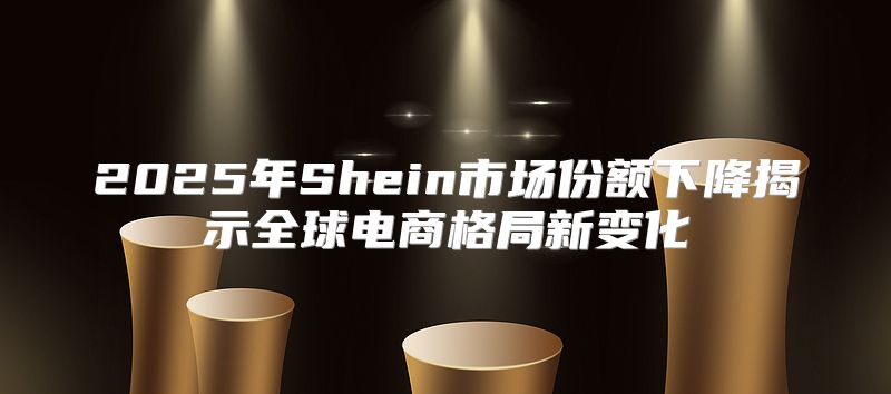 2025年Shein市场份额下降揭示全球电商格局新变化