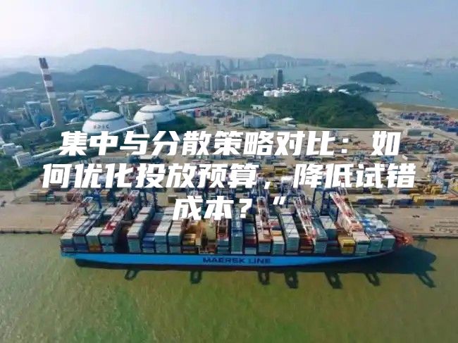 集中与分散策略对比：如何优化投放预算，降低试错成本？”