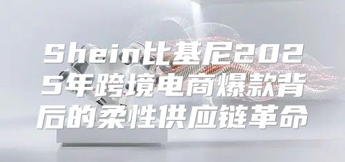 Shein比基尼2025年跨境电商爆款背后的柔性供应链革命