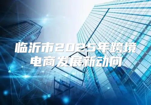 临沂市2025年跨境电商发展新动向
