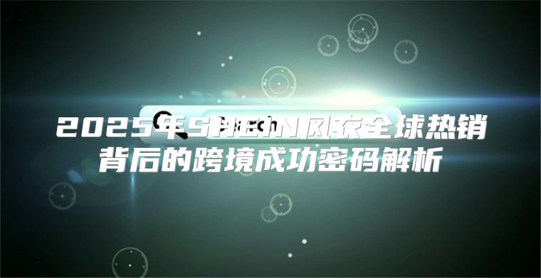 2025年SHEIN风衣全球热销背后的跨境成功密码解析