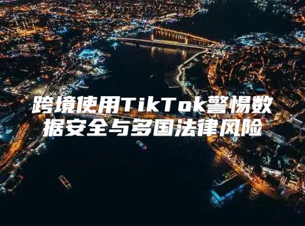 跨境使用TikTok警惕数据安全与多国法律风险