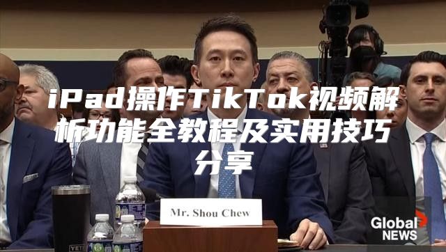 iPad操作TikTok视频解析功能全教程及实用技巧分享