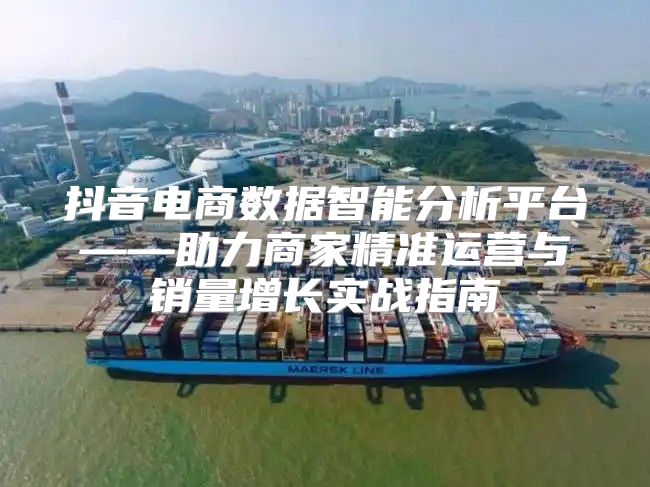 抖音电商数据智能分析平台——助力商家精准运营与销量增长实战指南