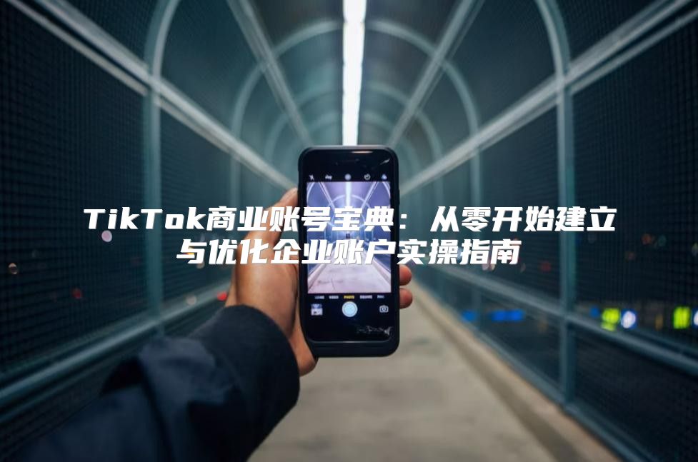 TikTok商业账号宝典：从零开始建立与优化企业账户实操指南