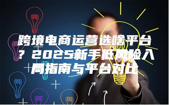 跨境电商运营选啥平台？2025新手低风险入局指南与平台对比