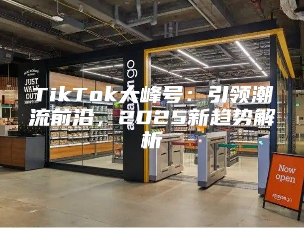 TikTok大峰号：引领潮流前沿，2025新趋势解析
