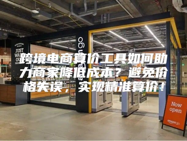 跨境电商算价工具如何助力商家降低成本？避免价格失误，实现精准算价！