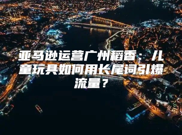 亚马逊运营广州稻香：儿童玩具如何用长尾词引爆流量？