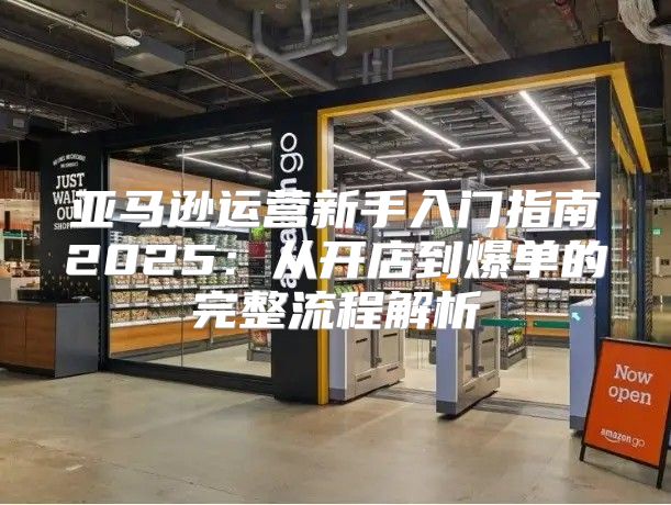 亚马逊运营新手入门指南2025：从开店到爆单的完整流程解析