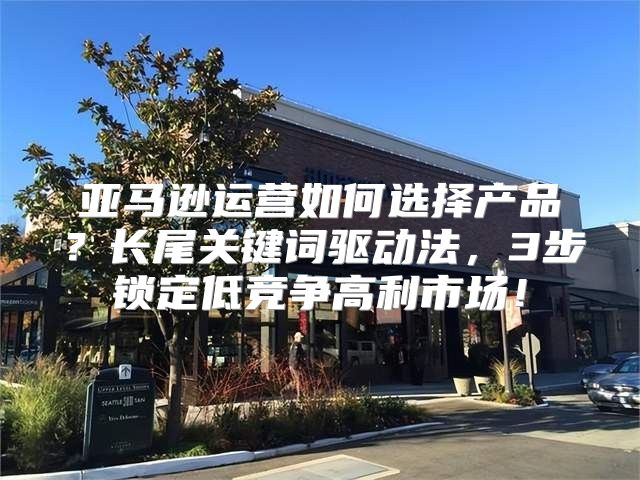 亚马逊运营如何选择产品？长尾关键词驱动法，3步锁定低竞争高利市场！