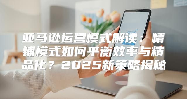 亚马逊运营模式解读：精铺模式如何平衡效率与精品化？2025新策略揭秘