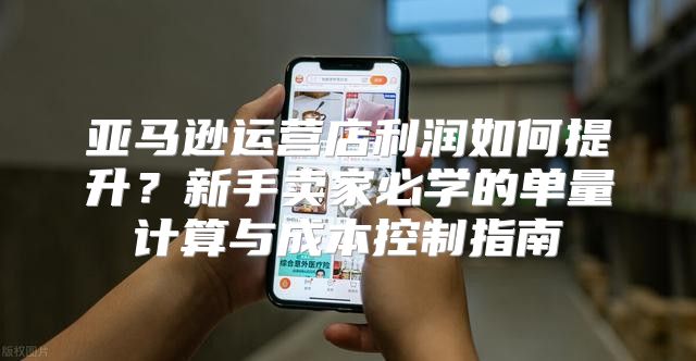 亚马逊运营店利润如何提升？新手卖家必学的单量计算与成本控制指南