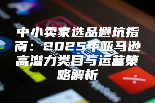 中小卖家选品避坑指南：2025年亚马逊高潜力类目与运营策略解析