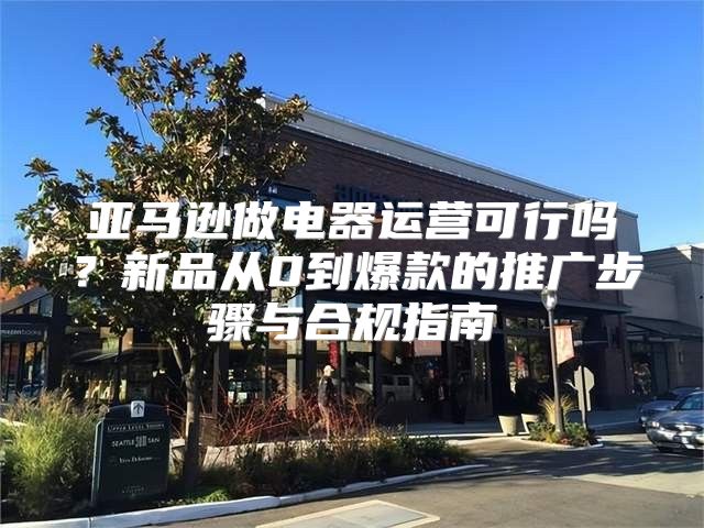 亚马逊做电器运营可行吗？新品从0到爆款的推广步骤与合规指南