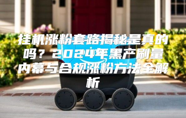 掛機漲粉套路揭秘是真的嗎？2024年黑產刷量內幕與合規漲粉方法全解析