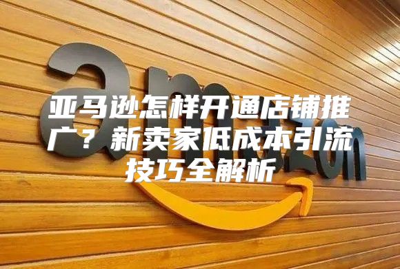 亚马逊怎样开通店铺推广？新卖家低成本引流技巧全解析