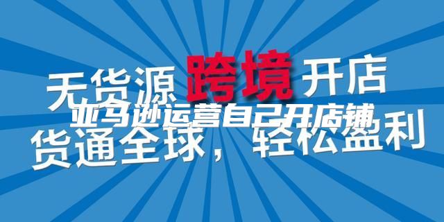 亚马逊运营自己开店铺