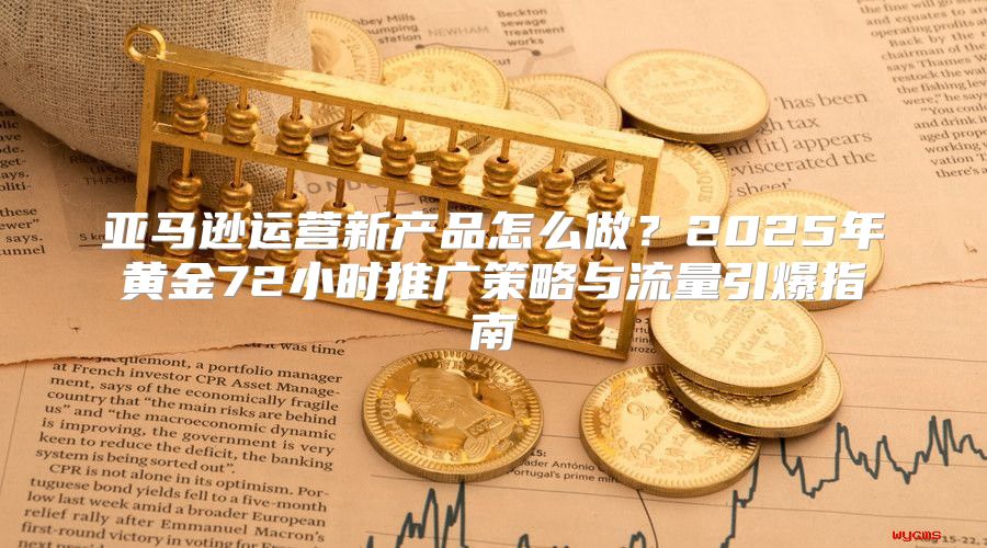 亚马逊运营新产品怎么做？2025年黄金72小时推广策略与流量引爆指南