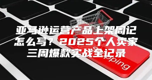 亚马逊运营产品上架周记怎么写？2025个人卖家三周爆款实战全记录