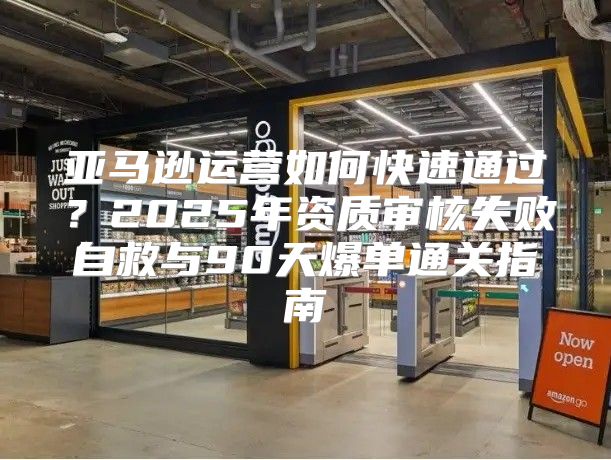 亚马逊运营如何快速通过？2025年资质审核失败自救与90天爆单通关指南