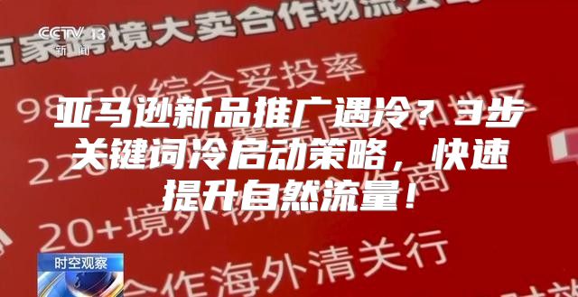 亚马逊新品推广遇冷？3步关键词冷启动策略，快速提升自然流量！