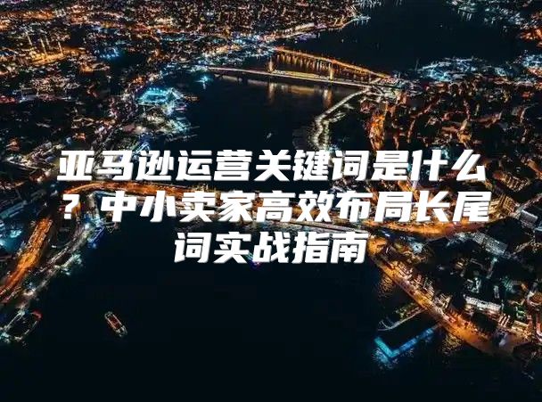 亚马逊运营关键词是什么？中小卖家高效布局长尾词实战指南