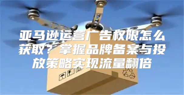 亚马逊运营广告权限怎么获取？掌握品牌备案与投放策略实现流量翻倍