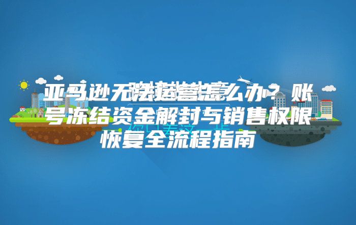 亚马逊无法运营怎么办？账号冻结资金解封与销售权限恢复全流程指南