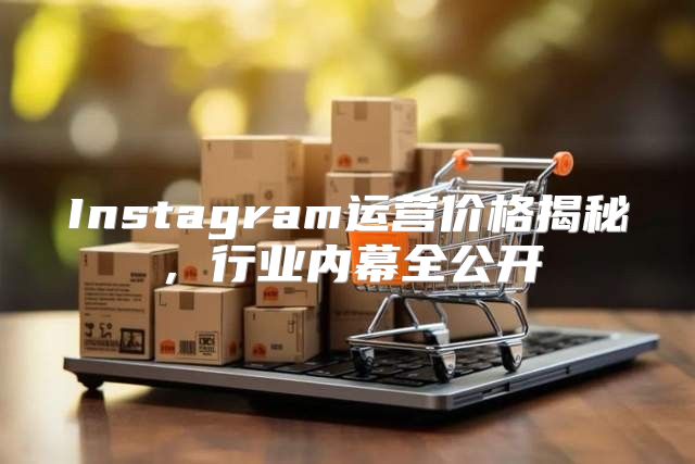 Instagram运营价格揭秘，行业内幕全公开