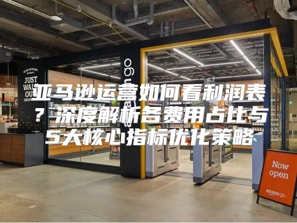 亚马逊运营如何看利润表？深度解析各费用占比与5大核心指标优化策略