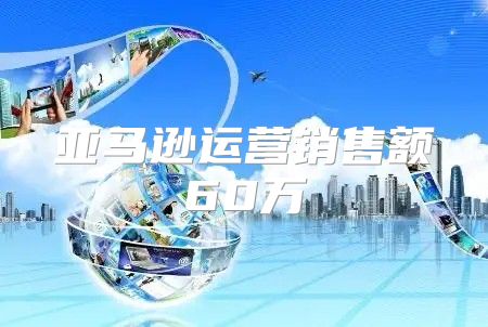 亚马逊运营销售额60万
