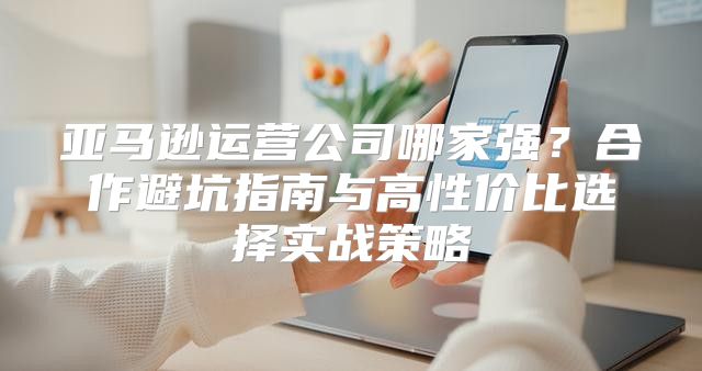 亚马逊运营公司哪家强？合作避坑指南与高性价比选择实战策略