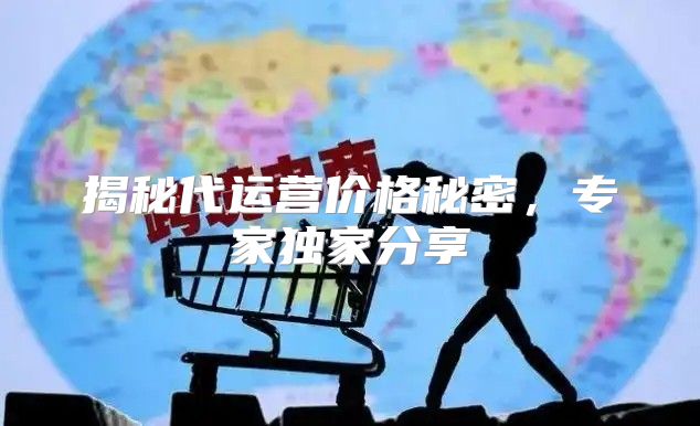 揭秘代运营价格秘密，专家独家分享