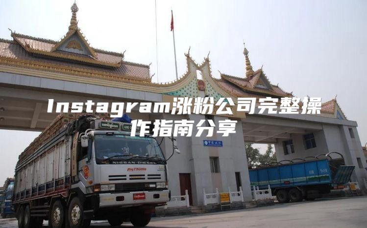 Instagram涨粉公司完整操作指南分享