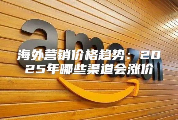 海外营销价格趋势：2025年哪些渠道会涨价