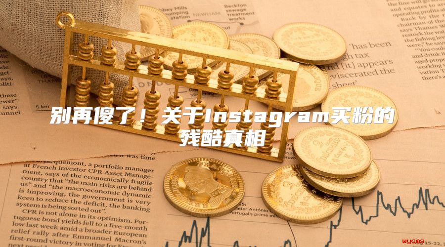 别再傻了！关于Instagram买粉的残酷真相