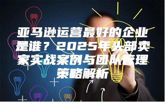 亚马逊运营最好的企业是谁？2025年头部卖家实战案例与团队管理策略解析