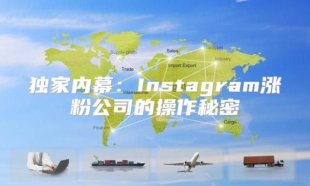 独家内幕：Instagram涨粉公司的操作秘密